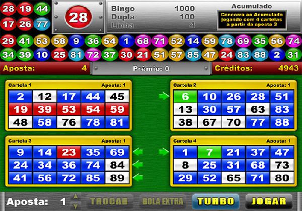 um autentico video bingo, conhecido em todas as casas de jogos do brasil ao vivo e online jogue nineballs.